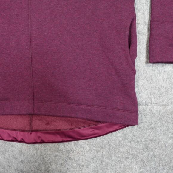 Athleta Sweater Womens Small Cozy Karma Funnel Neck Spiced Cabernet Athleisure - Picture 2 of 12